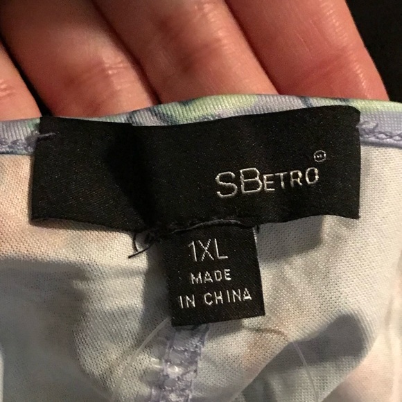 Plus Ruffle Trim Lace Up Knot Floral Bodycon Dress - Picture 6 of 7